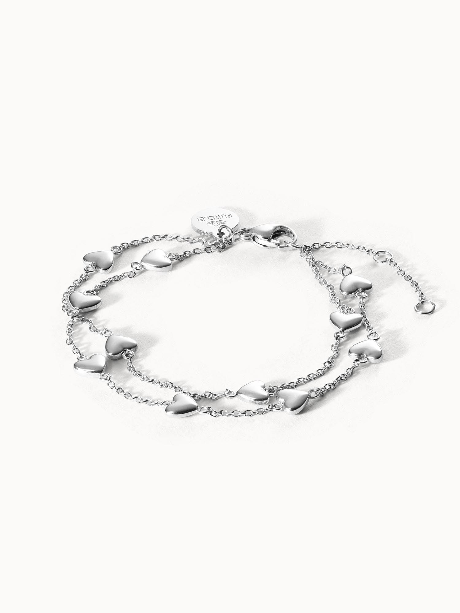 PURELEI Alohi Heart Armband, verstellbare Länge