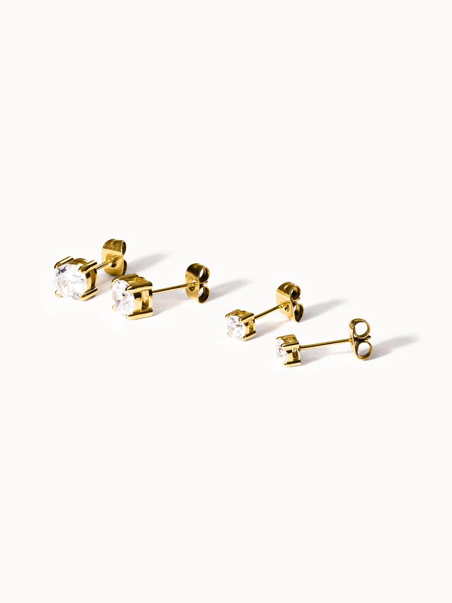 PURELEI Classic Ohrring Set mit Zirkonia Steinen
