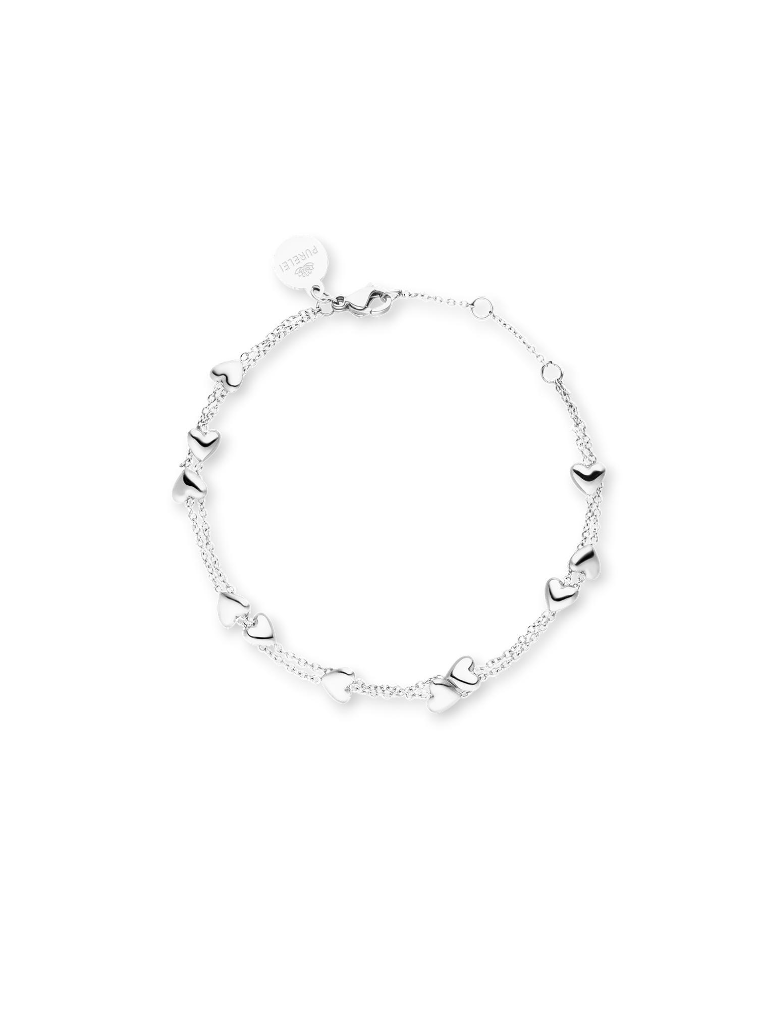 PURELEI Alohi Heart Armband, verstellbare Länge