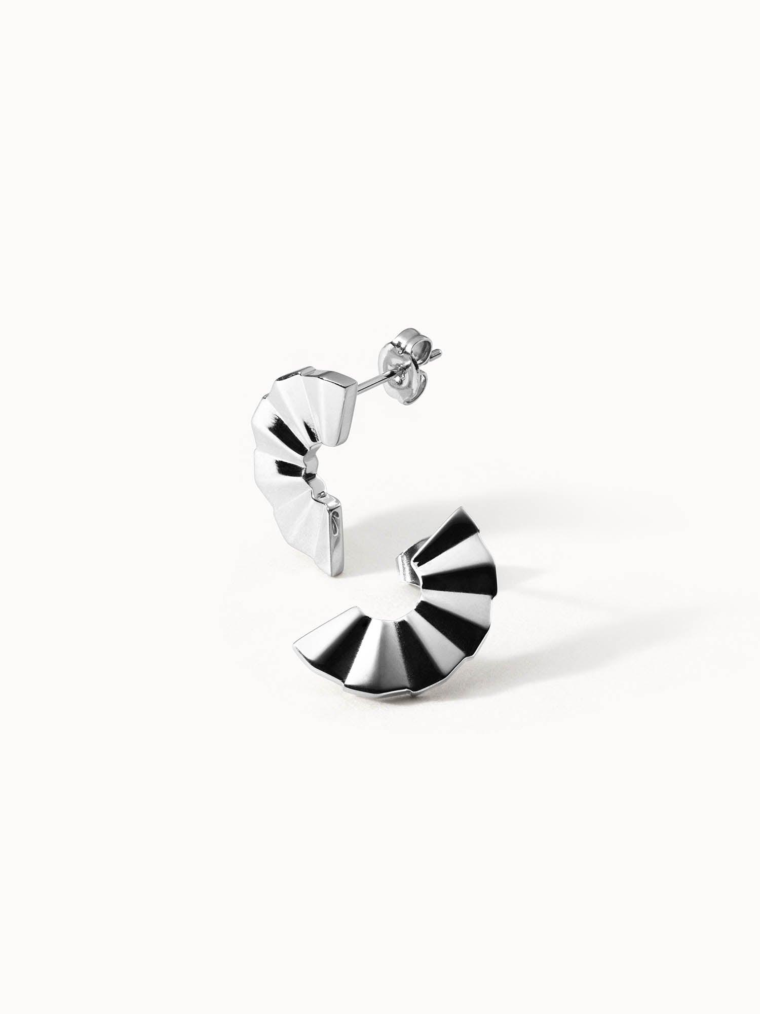 PURELEI Fan Ohrringe mit Zirkonia Steinen