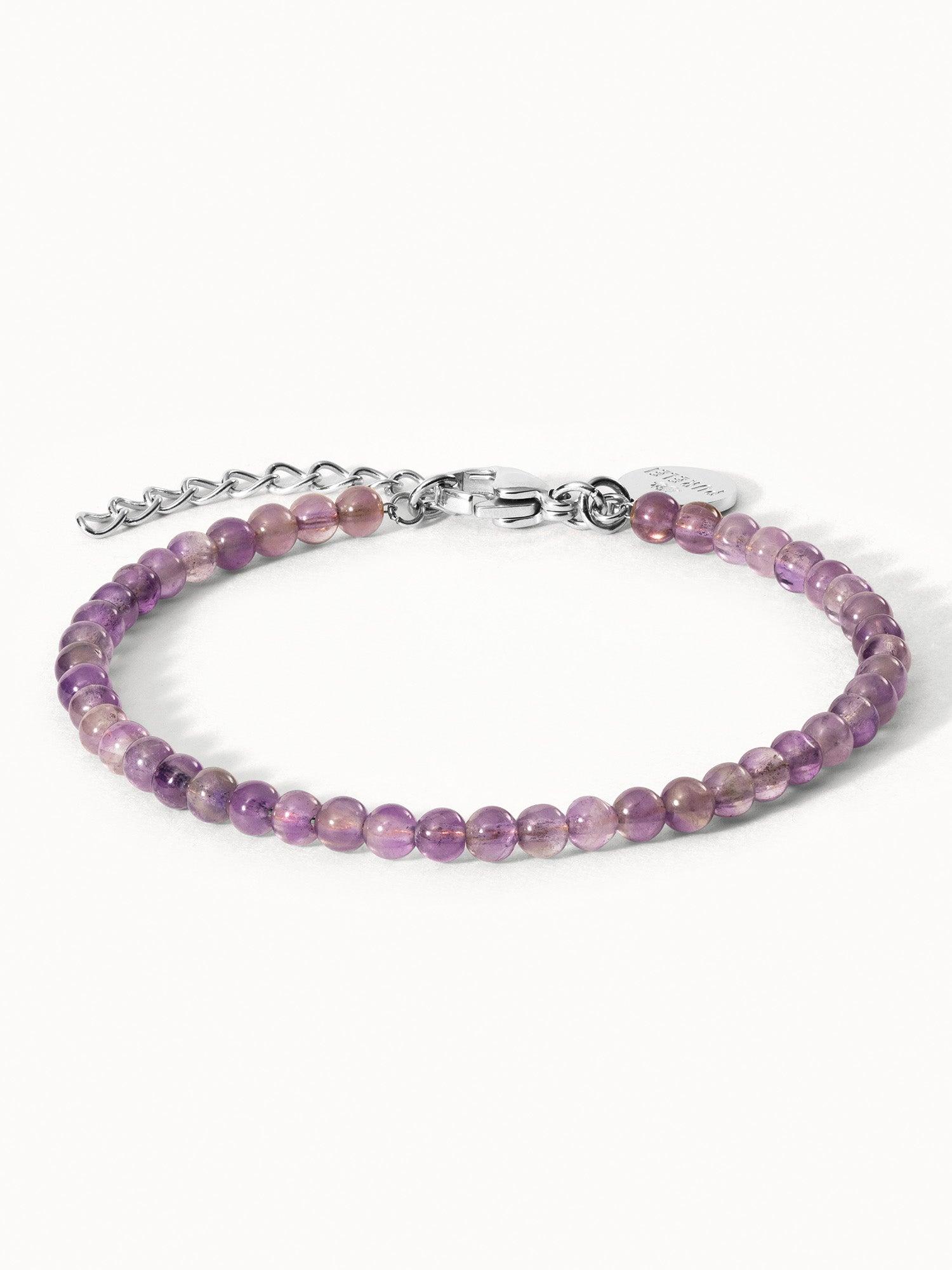 PURELEI Amethyst Armband, verstellbare Länge