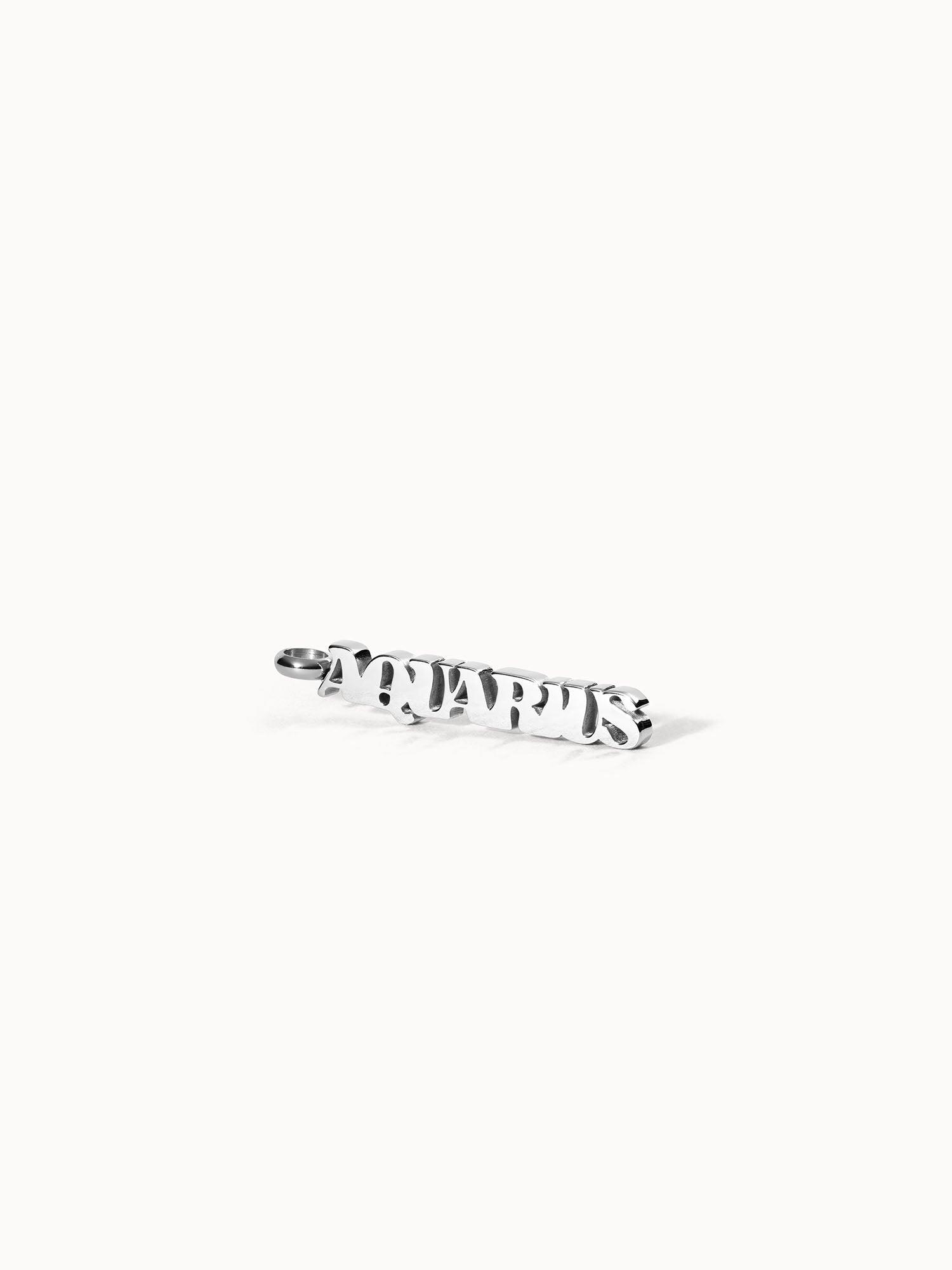 PURELEI Aquarius Letter Charm