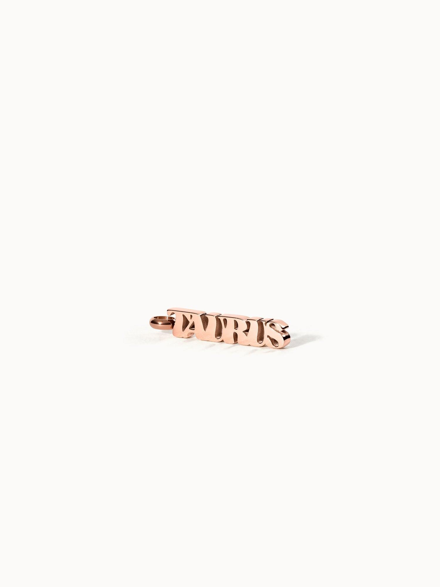 PURELEI Taurus Letter Charm