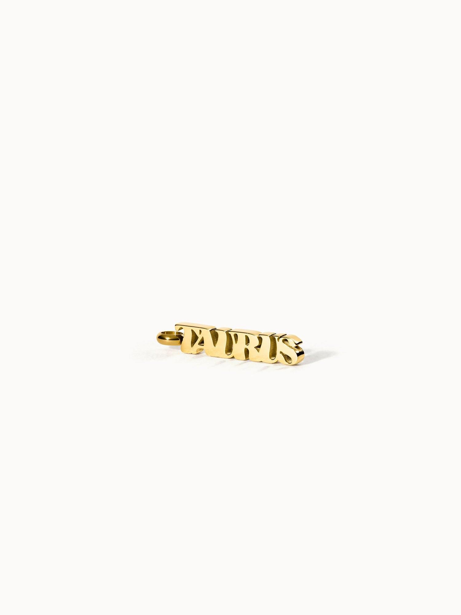 PURELEI Taurus Letter Charm