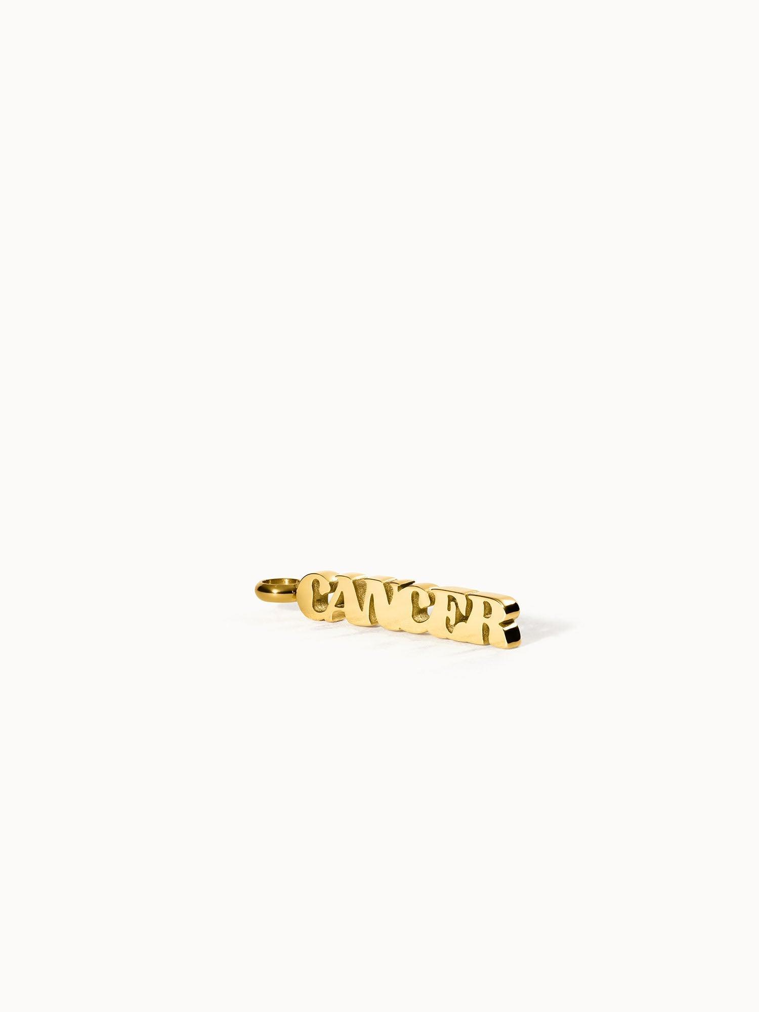 PURELEI Cancer Letter Charm