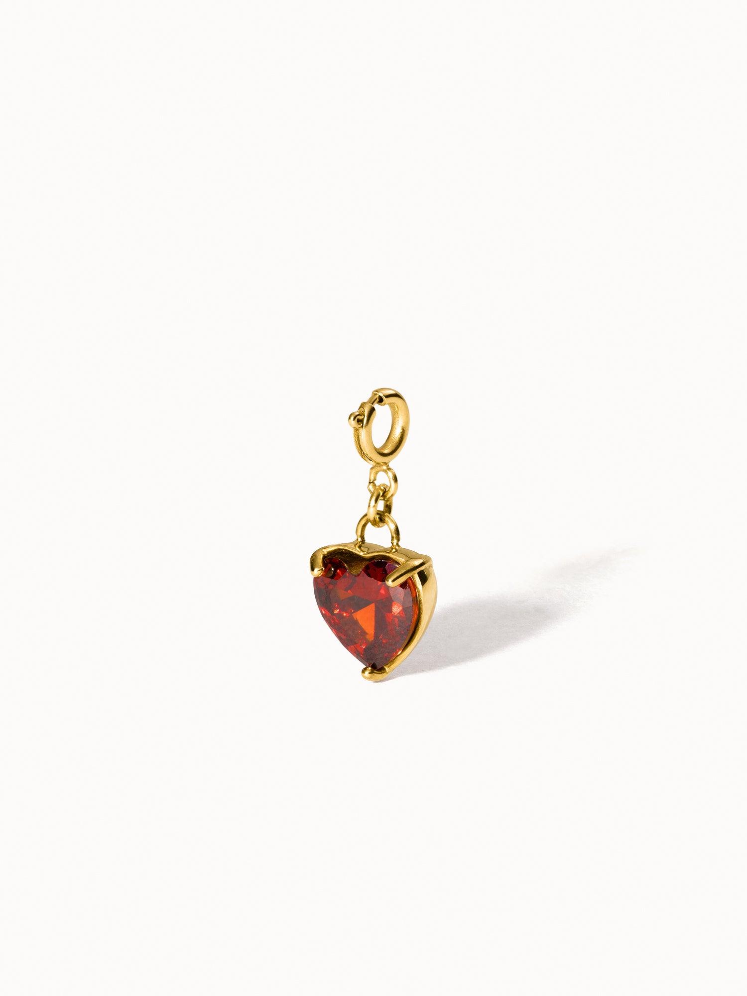 PURELEI Flex Rotes Herz Charm