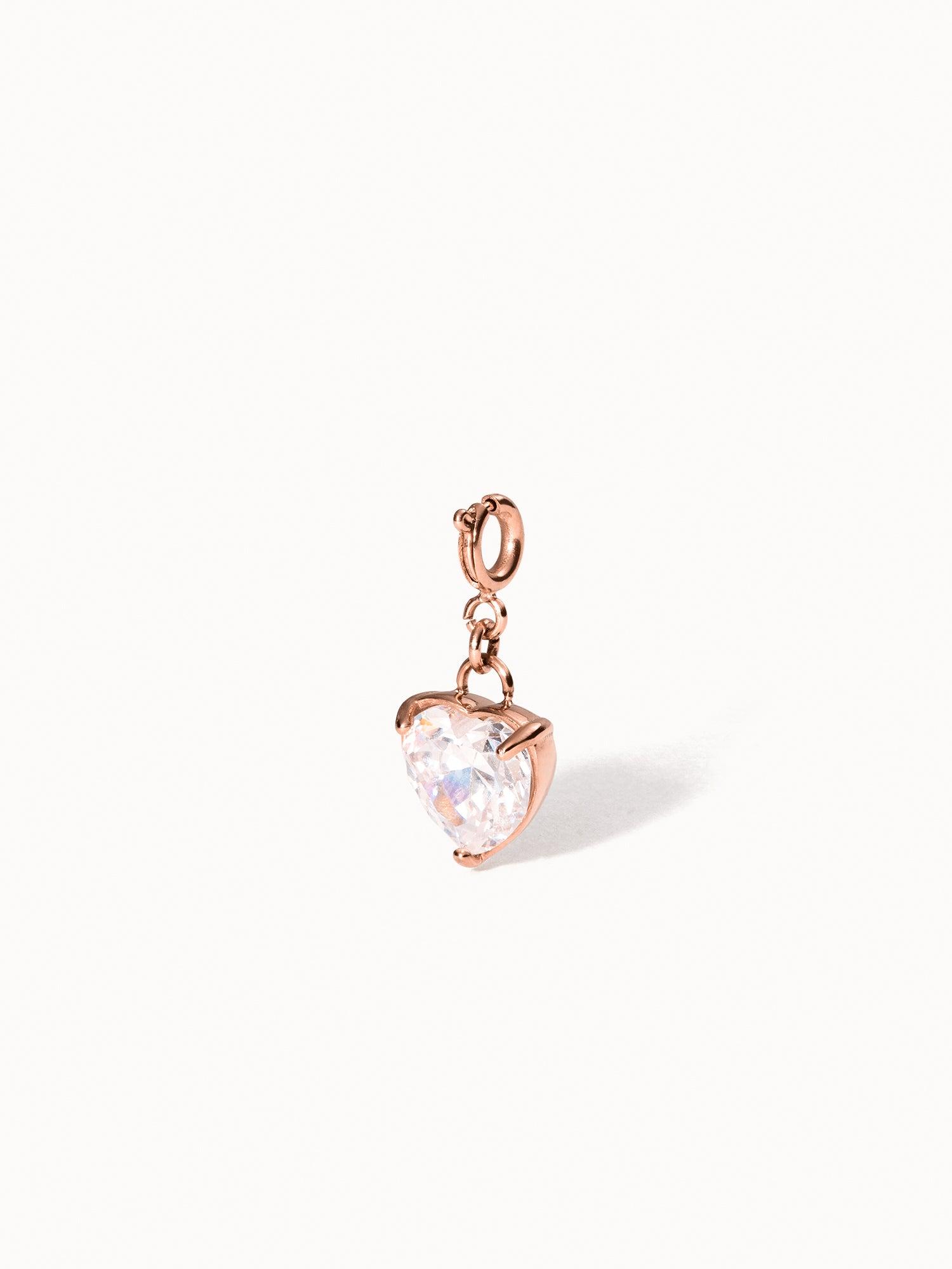 PURELEI Flex Weißes Herz Charm
