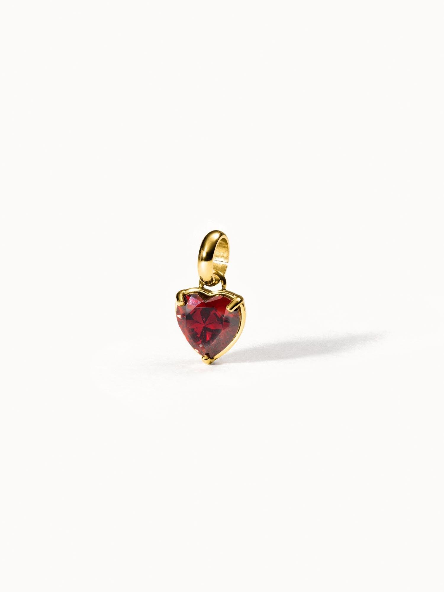 PURELEI Red Heart Charm