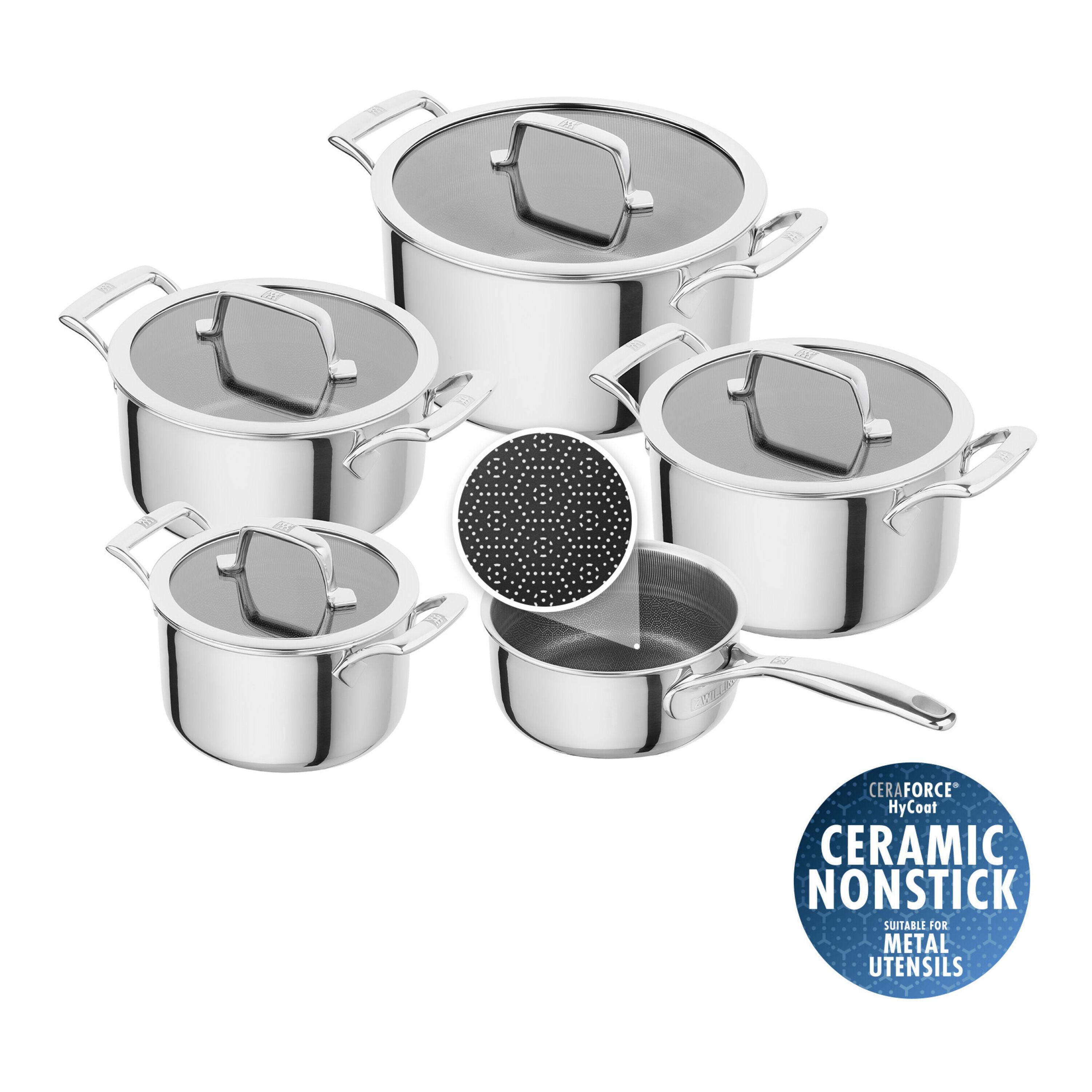 ZWILLING Peak Kochtopfset 5-tlg, 18/10 Edelstahl