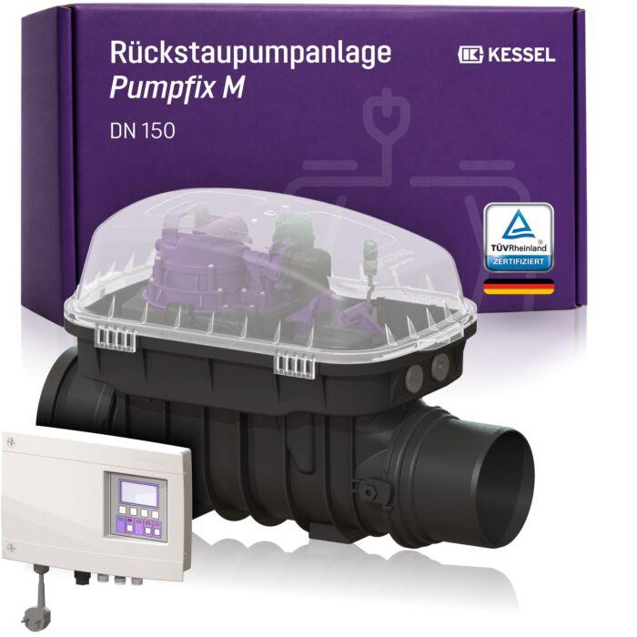 KESSEL Rückstaupumpanlage Pumpfix M 24150 DN 150 für fäkalienhaltiges Abwasser mit Comfort-Steuerung