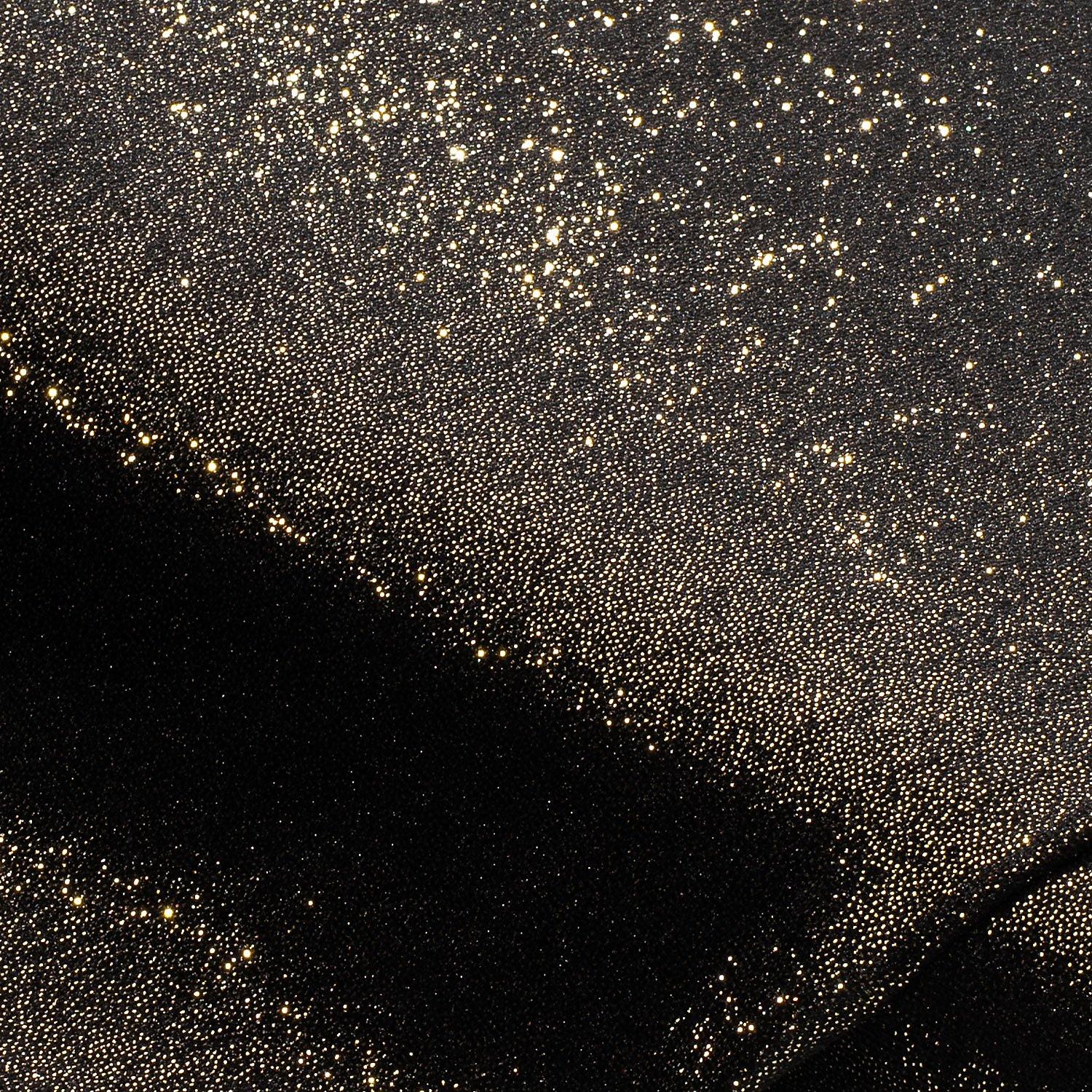 Elastik-Jersey, schwarz/gold