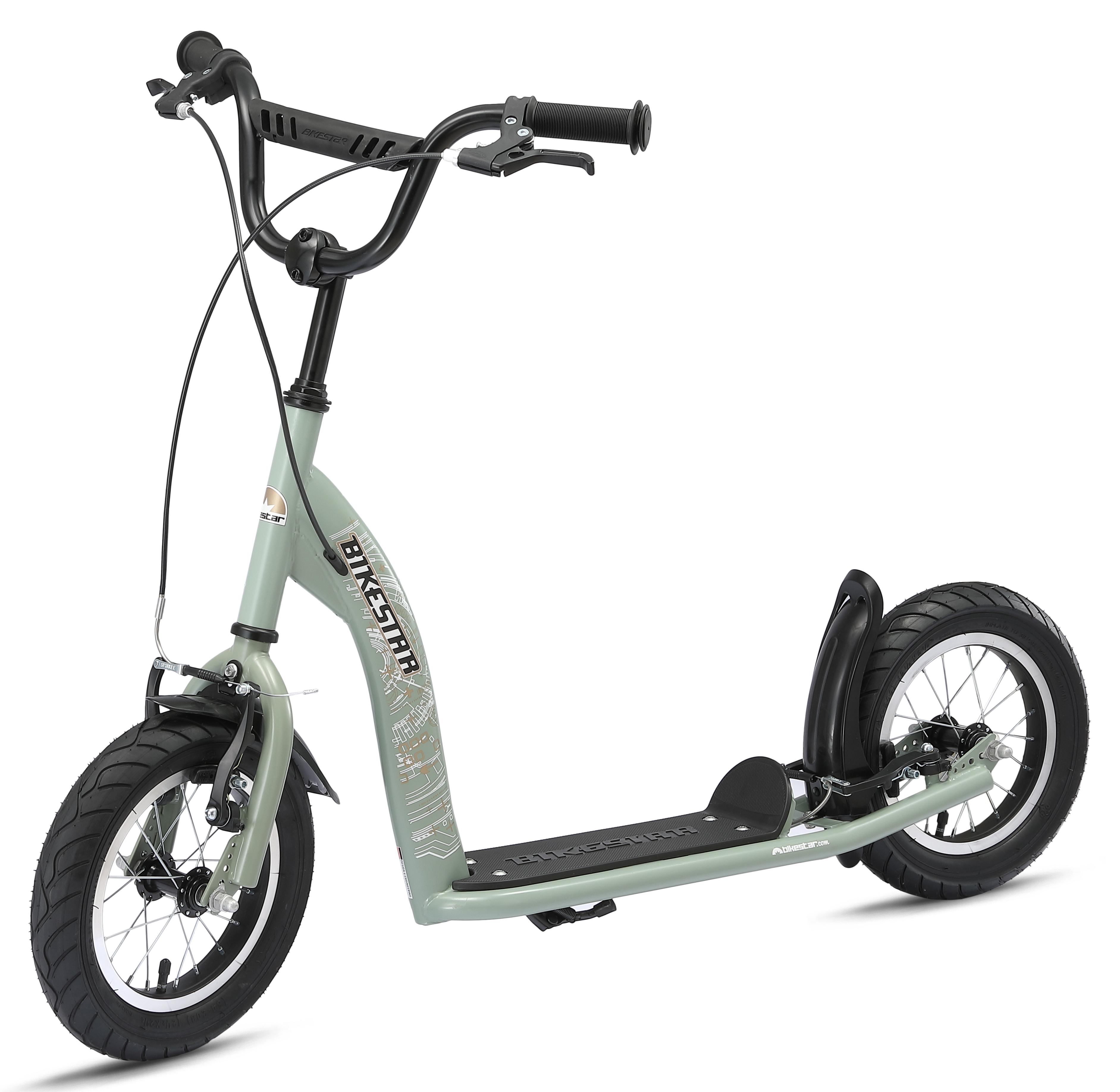 Scooter BIKESTAR, grün, RollerB:51cm L:116cm, B:51cm L:116cm