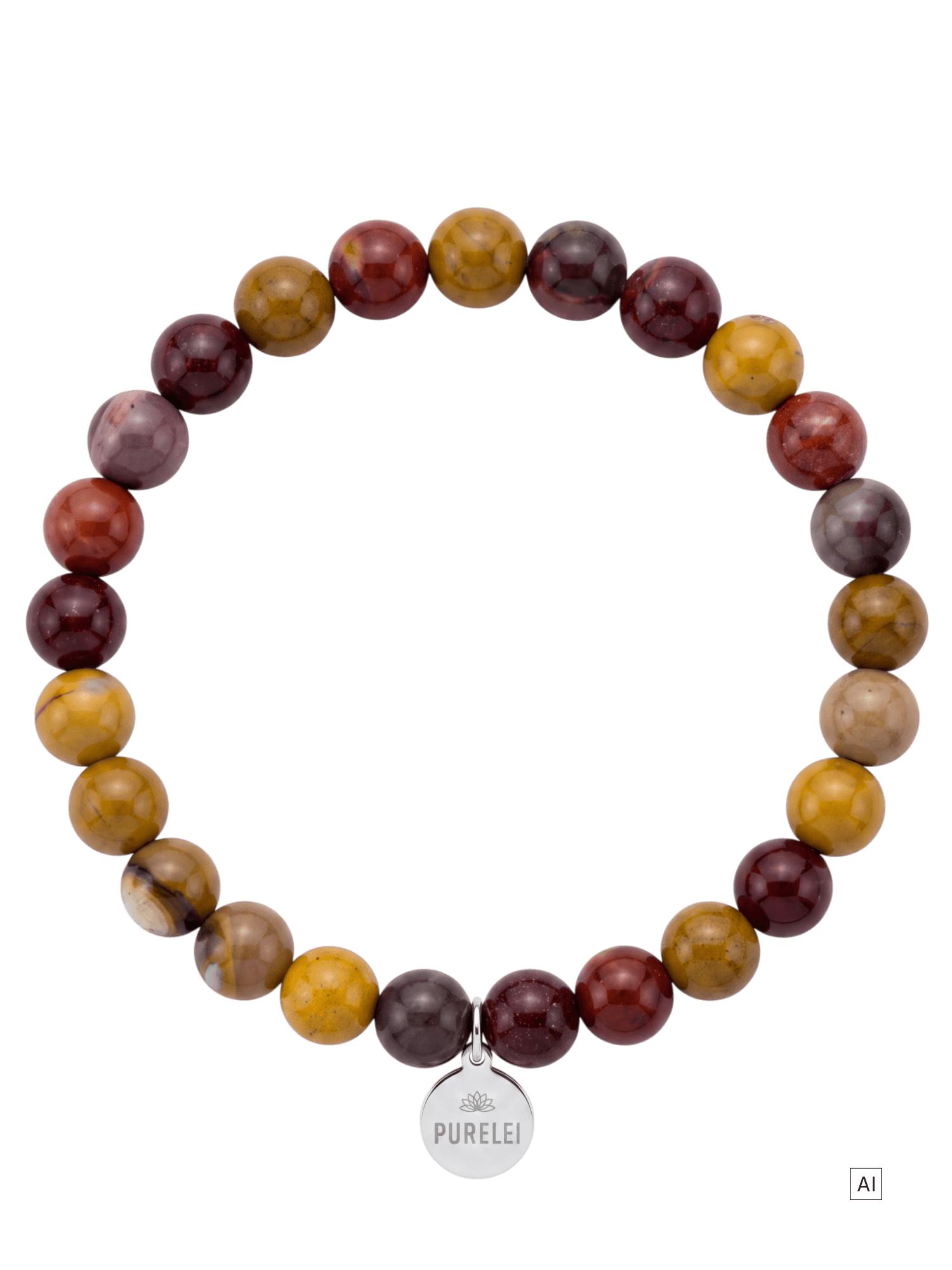 PURELEI Mookaite Elegance Perlenarmband