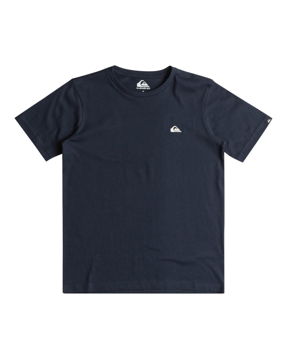 T-Shirt QUIKSILVER "Basic", Jungen, Gr. 12(148-156cm), blau (navy blazer), Obermaterial: 100% Baumwolle., Shirts T-Shirt