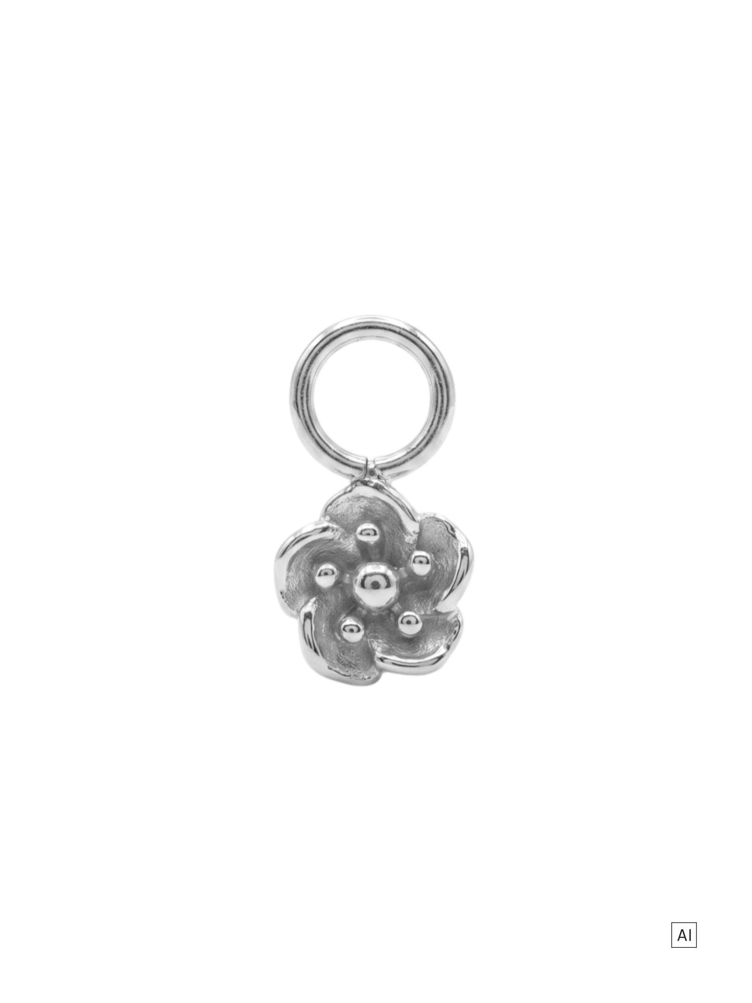 PURELEI Mohnblume Ohrring-Charm 
- Geburtsblume August