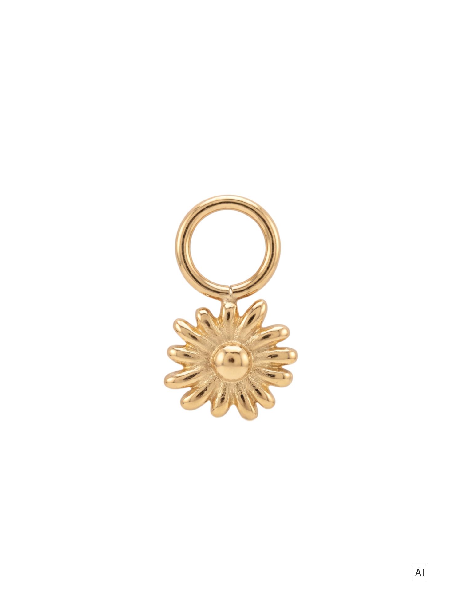 PURELEI Gänseblümchen Ohrring-Charm 
- Geburtsblume April