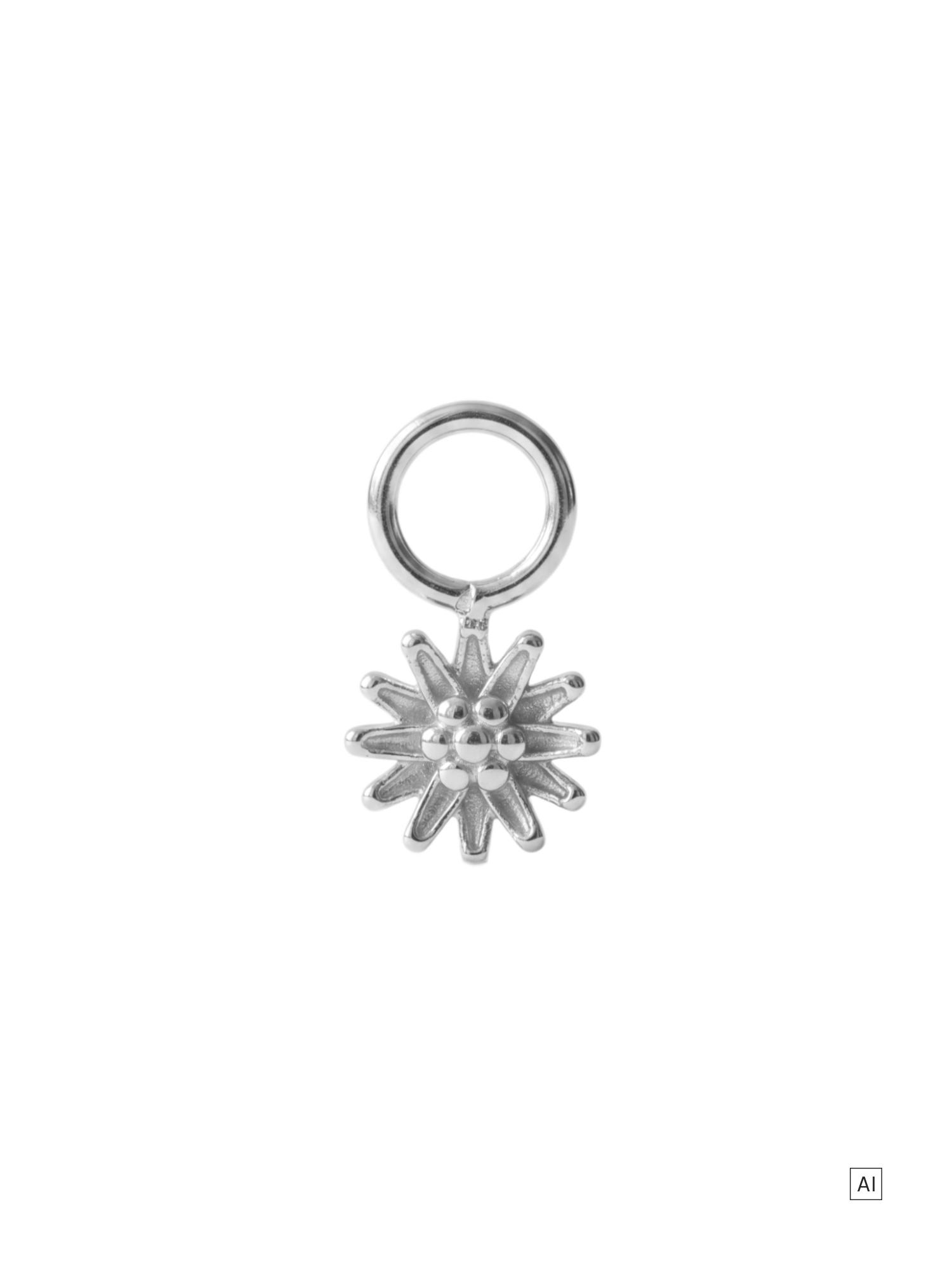 PURELEI Pfingstrose Ohrring-Charm 
- Geburtsblume November