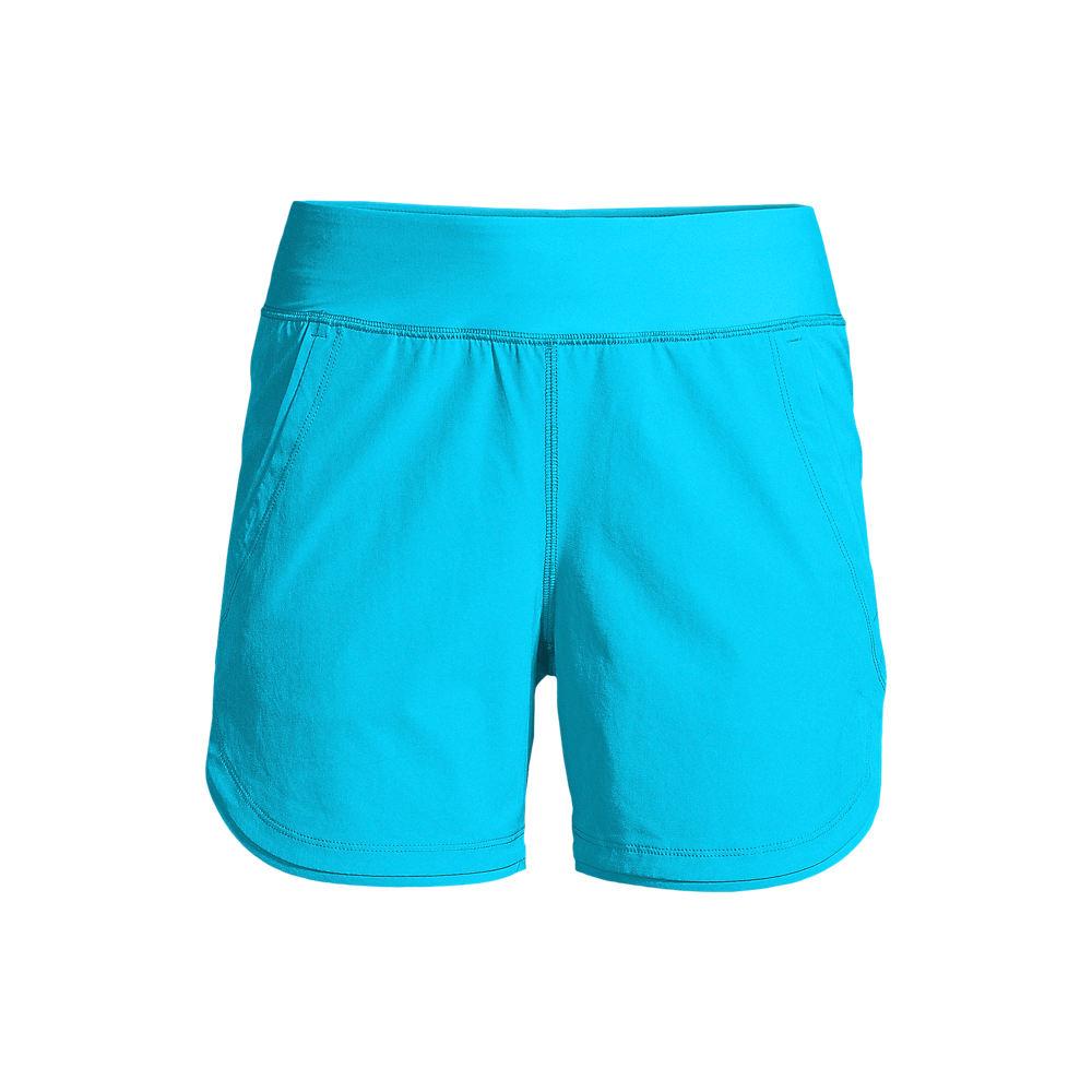Badeshorts für Damen in Plus-Größe, Damen, size: plus, Blau, Nylon-Mischung, by Lands' End