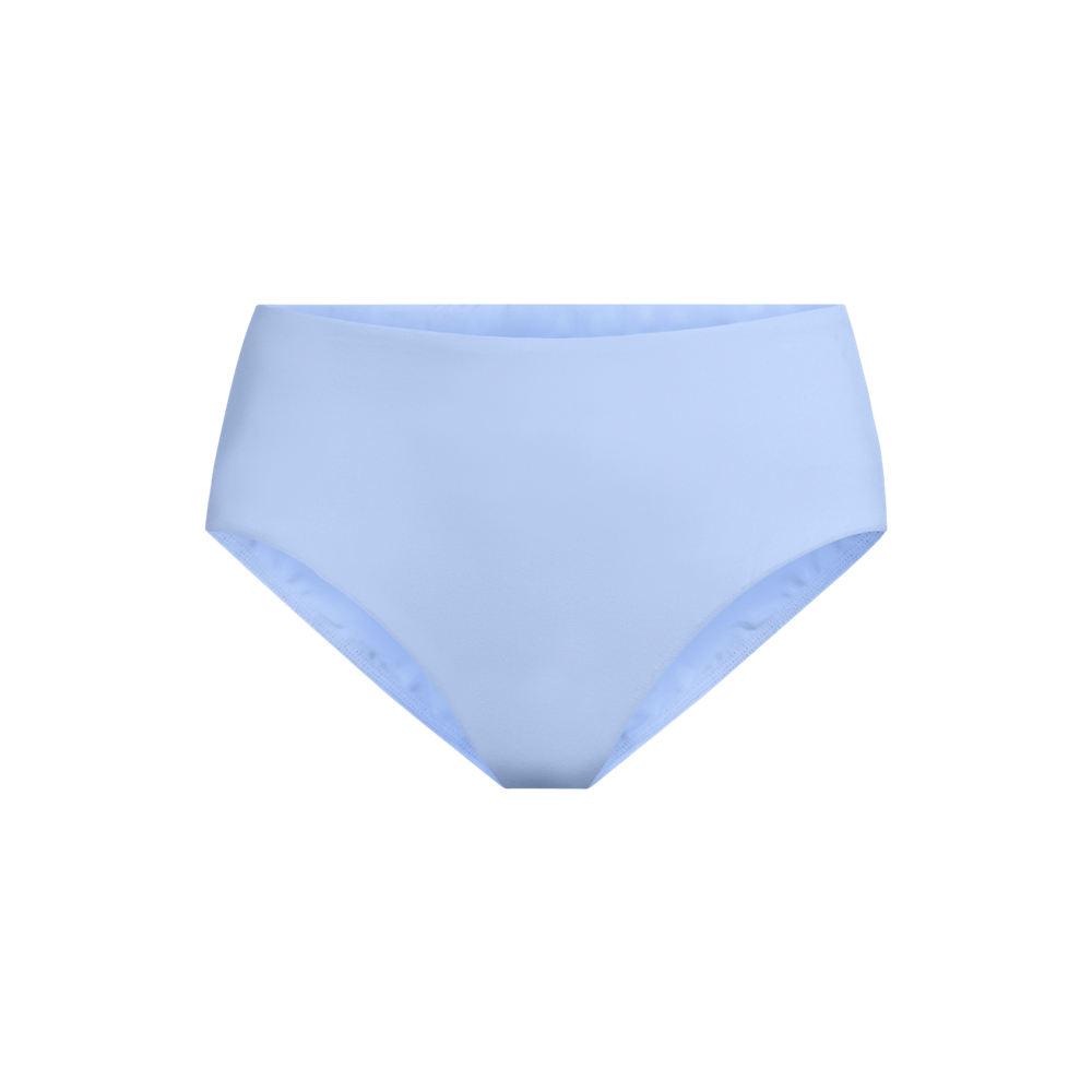 Bikinihose, Mid Waist für Damen, Damen, size: regular, Blau, Nylon-Mischung, by Lands' End