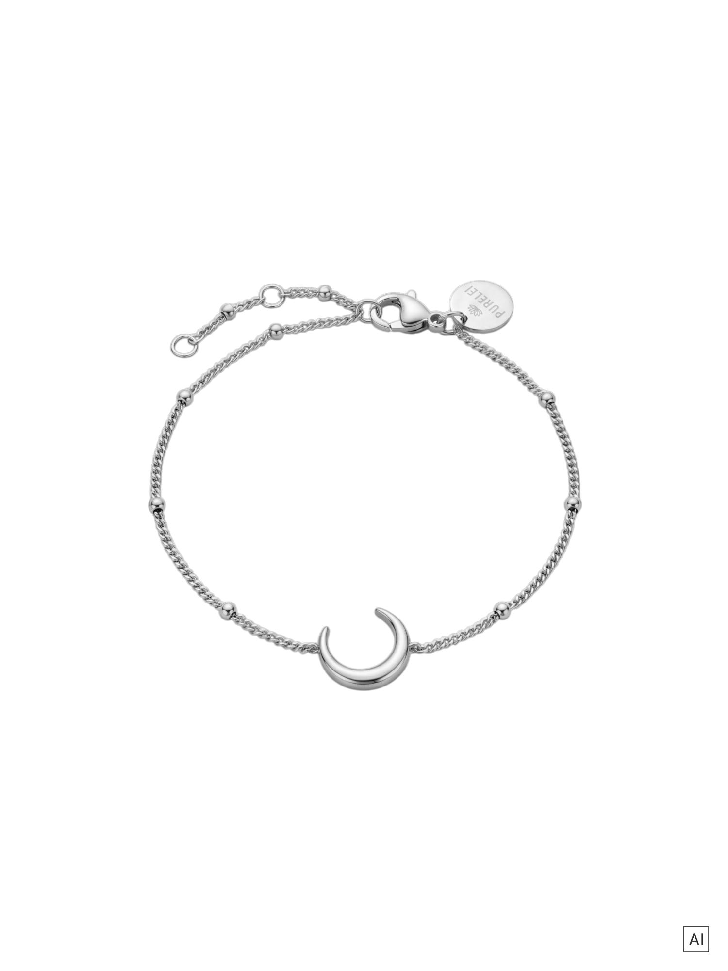 PURELEI Moon Armband, verstellbare Länge