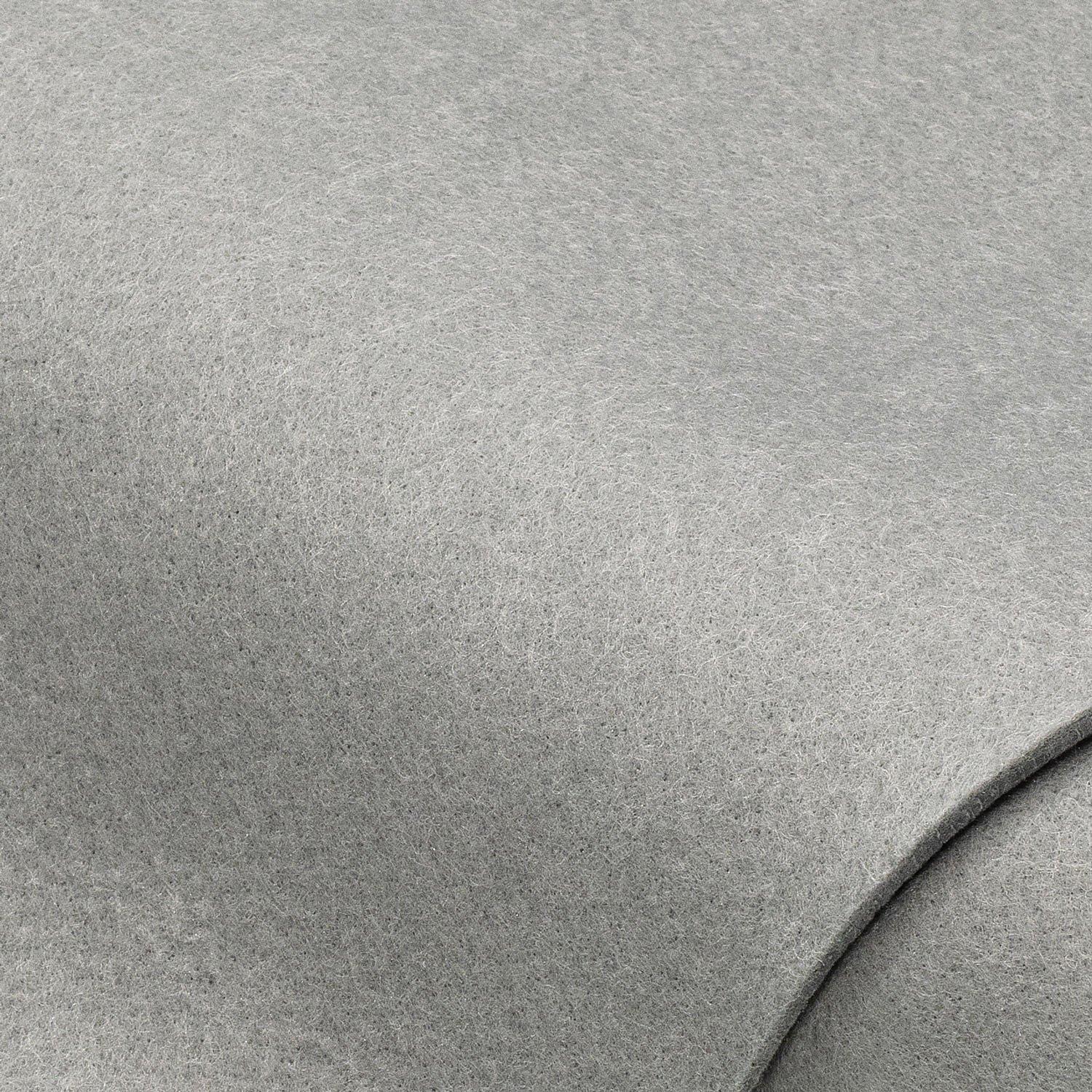 Textilfilz, Stärke 4 mm, hellgrau