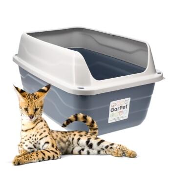 GarPet Katzenklo XXL mit hohem Rand Katzen WC