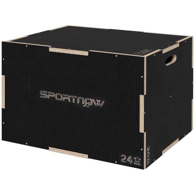 4goodz Sportnow plyo-box/springbox, robuust, 76x61x51 cm, , handvat 10x3,5 cm, tot