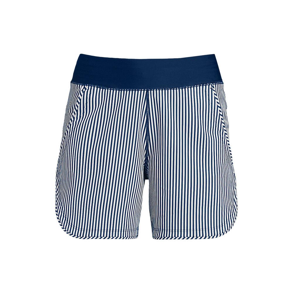 Badeshorts für Damen, Damen, size: regular, Blau, Nylon-Mischung, by Lands' End