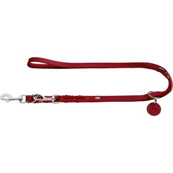 Hunter Verstellbare Führleine Solid Education rot 1,8 cm, 2 m