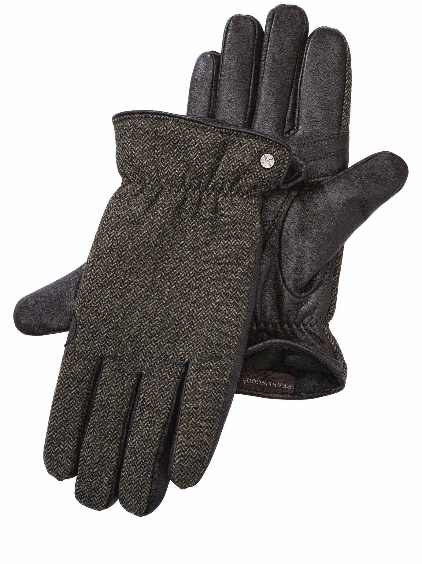 Pearlwood Herren Landpartie-Handschuh Braun Oberhand: 50 % Wolle, 40 % Polyester, 10 % Viskose
