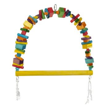 HappyBird Schaukel Wooden Blocks Arche Swing King
