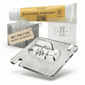 PIUPET Klebehaken für Katzennetze 140 Stück