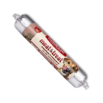 Fleischeslust Trainingswurst meat & treat Rinderleberwurst 12x80 g