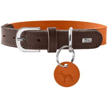 Dog Sport HUNTER Hundehalsband lemvig orange M-L