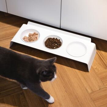 LucyBalu Futterstation BUFFET weiß