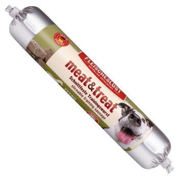 Fleischeslust Trainingswurst meat & treat Pferd 12x80 g