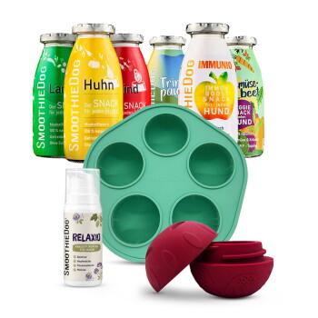 SmoothieDog Mix + Schleckball + Relaxio 6x250 g