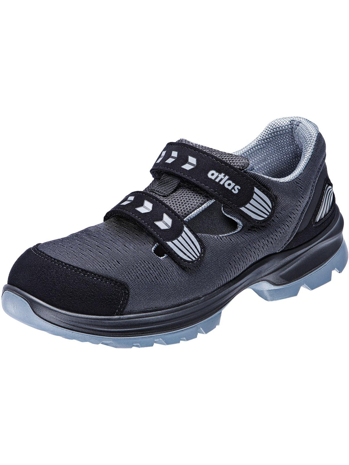 Sicherheitsschuh ATLAS SCHUHE "Flash 1605 XP" Gr. 41, schwarz (schwarz, grau), 41, Obermaterial: 100% Nylon NY., Schuhe