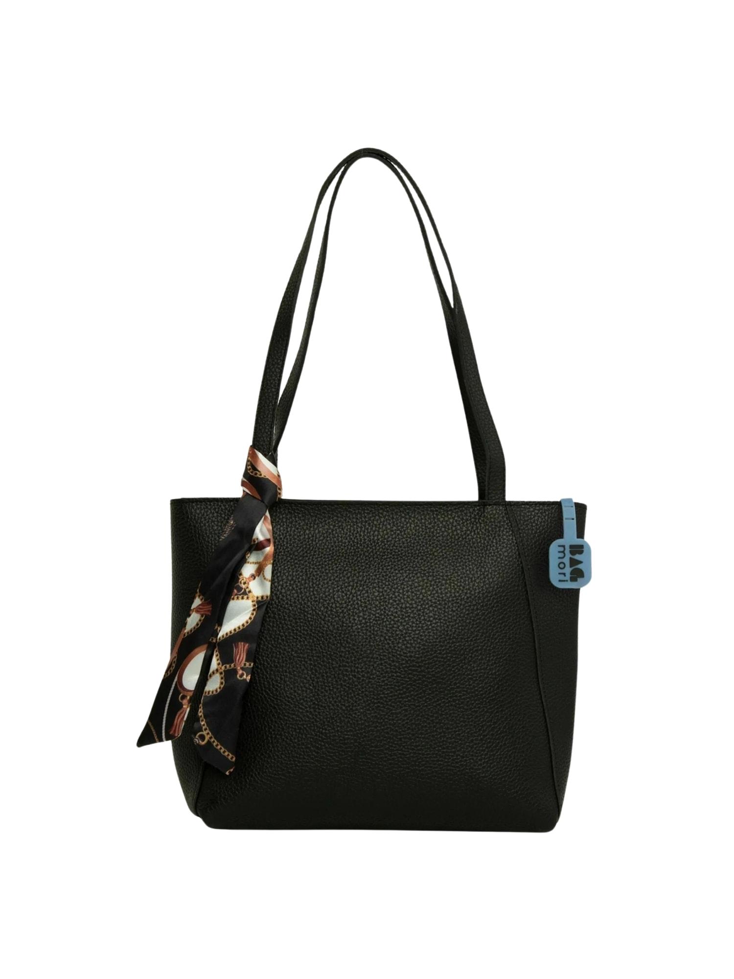 Handtasche BAGMORI "BAG mori Bag Bagmori Bag Bag", Damen, Gr. onesize, schwarz, Obermaterial: 100% Polyethylen, Taschen Handtasche