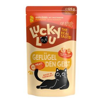 Lucky Lou Nassfutter Katze Adult Geflügel 64x125 g