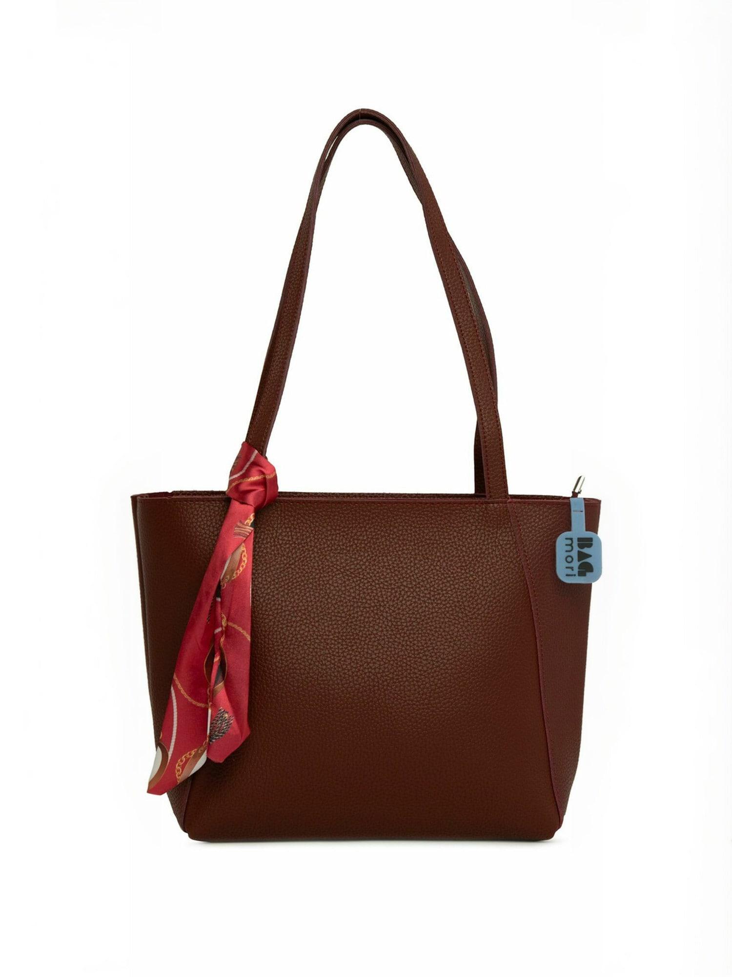 Handtasche BAGMORI "BAG mori Bag Bagmori Bag Bag", Damen, Gr. onesize, braun (bordeux), Obermaterial: 100% Polyethylen, Taschen Handtasche
