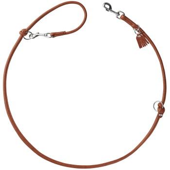 Hunter Verstellbare Führleine Round & Soft München cognac S-L